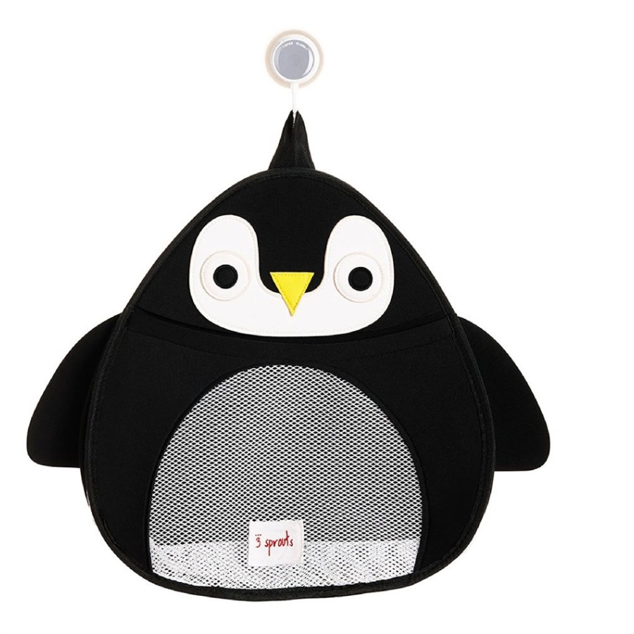 3 sprouts θήκη για τα σαμπουάν & τα παιχνίδια Bath Storage Penguin