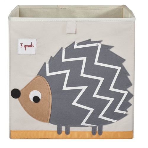 3 sprouts τετράγωνο καλάθι για τα παιχνίδια Storage Box Hedgehog-IBXHDG