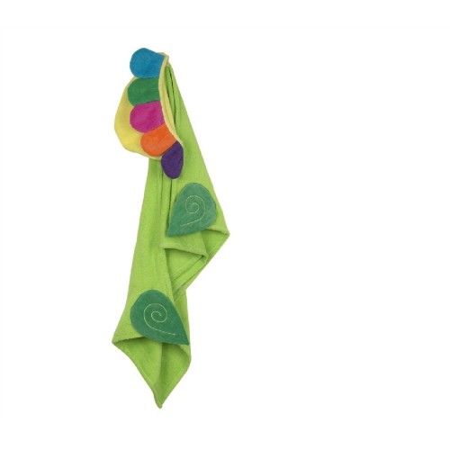 Zoocchini παιδική μπουρνουζοπετσέτα KIDS TOWEL FLORA -ZOO2013