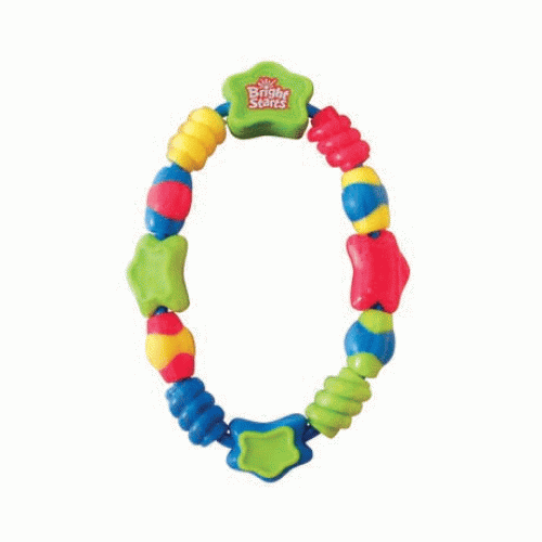 Μασητικό με διάφορα πολύχρωμα σχέδια Starry Teether  -14010  της Bright Starts