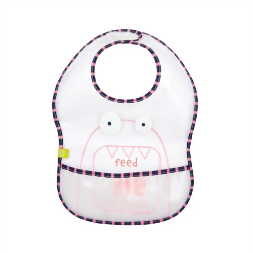 Lassig Σαλιάρα EVA bib  free  PVC Little Monsters Mad Mabel LTEXBEVA192