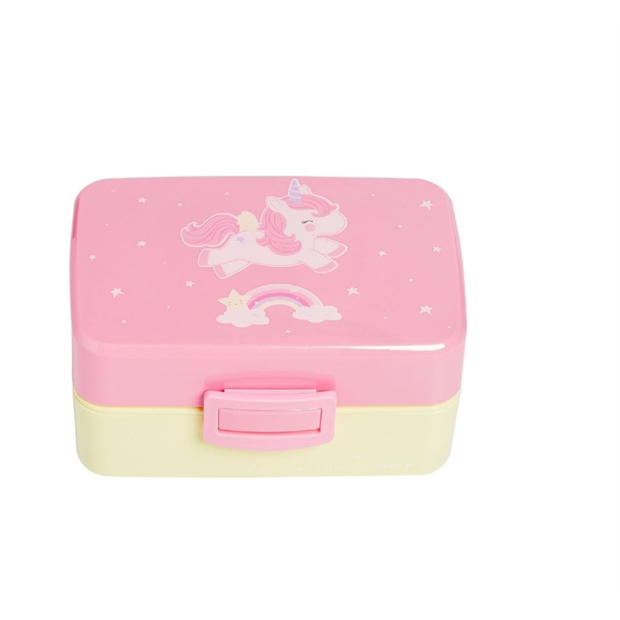 Little Lovely Company Lunch box Unicorn (SBUNPI04)