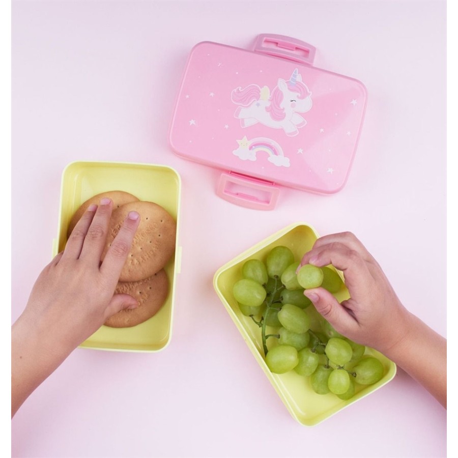 Little Lovely Company Lunch box Unicorn (SBUNPI04)