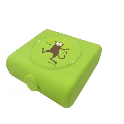 Carl Oscar Δοχείο Φαγητού Sandwich Box  Lime Monkey 107401