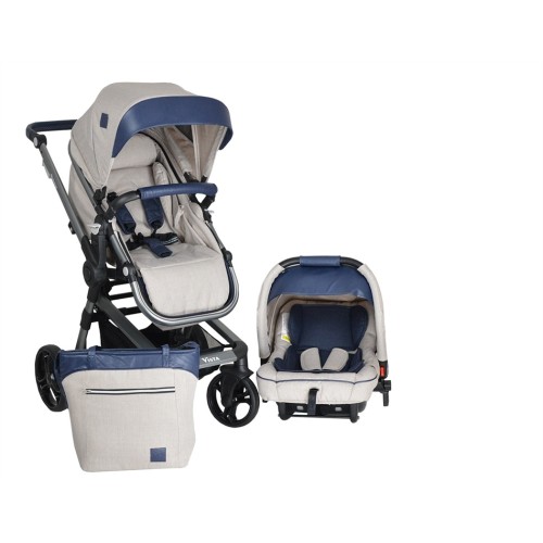 Bebe Stars Πολυκαρότσι Vista 3σε1 Blue 345-181