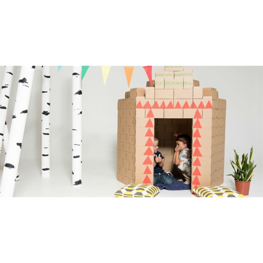 Gigi Blocks 30 big building blocks white -G4-W