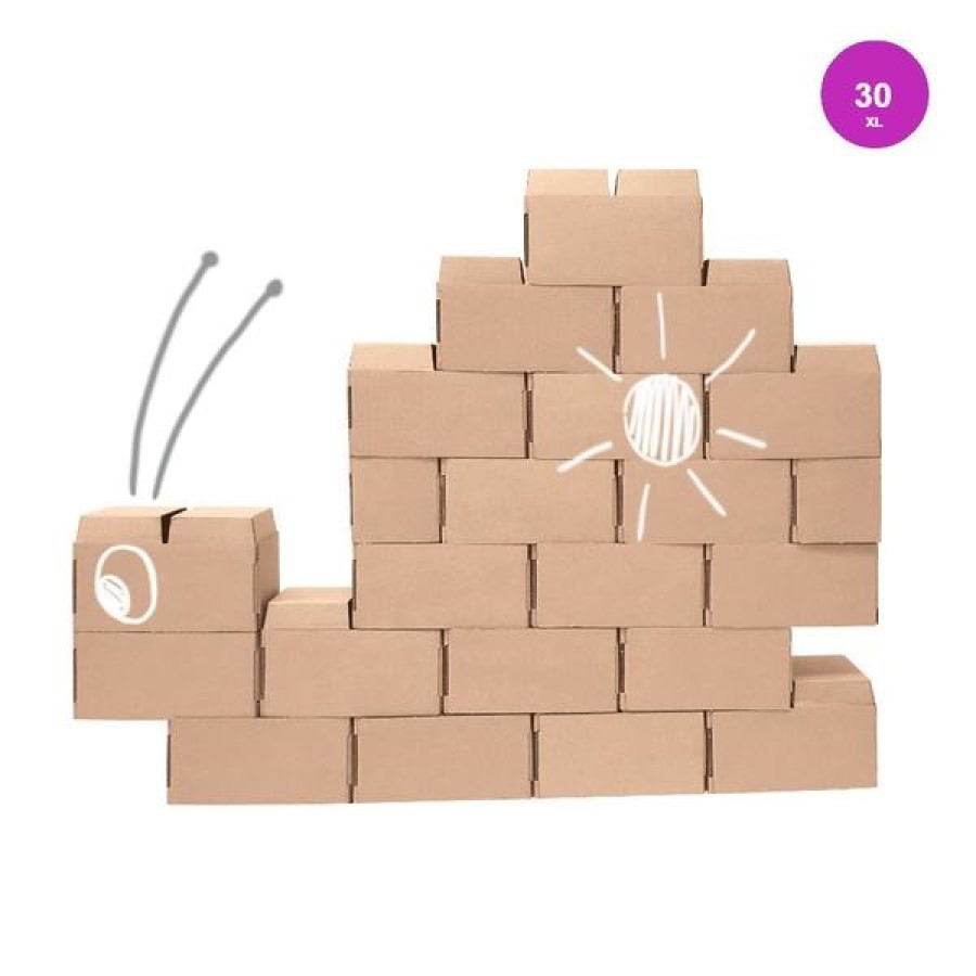Gigi Blocks 30 big building blocks white -G4-W