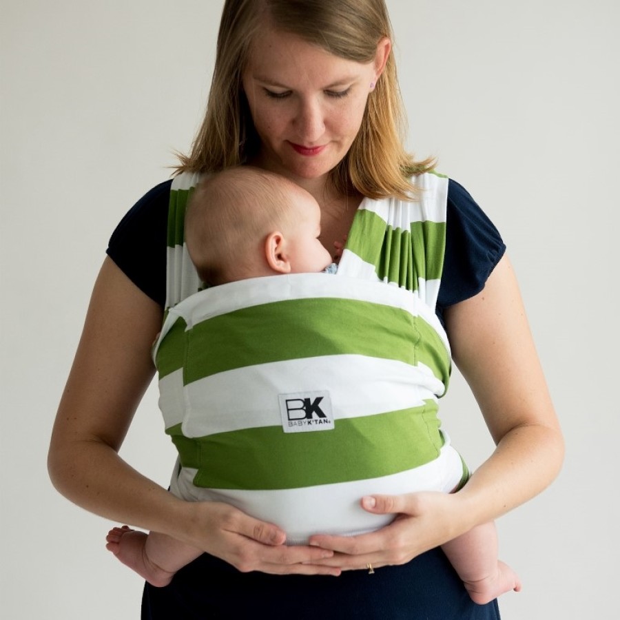 ΜΑΡΣΙΠΟΣ BABY K’TAN- Εργονομικός Μάρσιπος Αγκαλιάς για Νεογέννητα & Νήπια, PRINT OLIVE STRIPES (BKBC-OL)