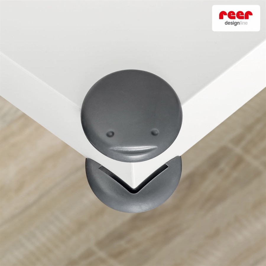 Reer προστατευτικά για γωνίες 82021 grey ( σετ 4 τμχ)