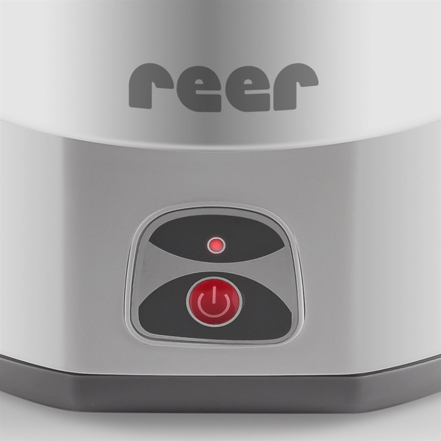 Reer Vapo Max αποστειρωτής Promo Set -36030( ΛΕΥΚΟ/ ΓΚΡΙ) και ΔΩΡΑ 1 λαβίδα,1 βούρτσα καθαρισμού μπουκαλιών και θηλών,3 κουταλάκια ,1 δοσομετρητή σκόνης γάλακτος