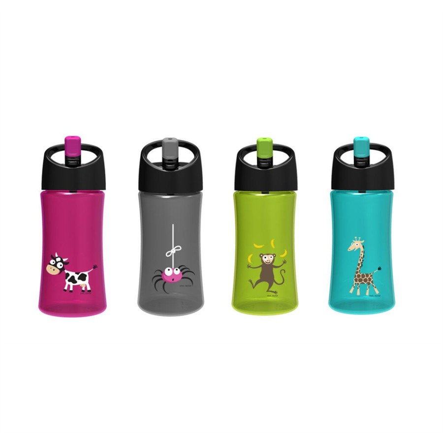 Carl Oscar Water Bottle – Kids Grey Spider-102100(350ml)