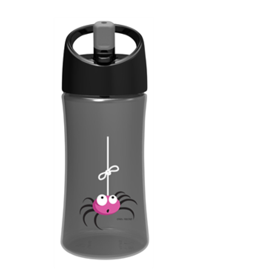 Carl Oscar Water Bottle – Kids Grey Spider-102100(350ml)