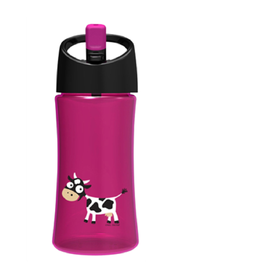 Carl Oscar Water Bottle – Kids Purple Cow-102102(350ml)