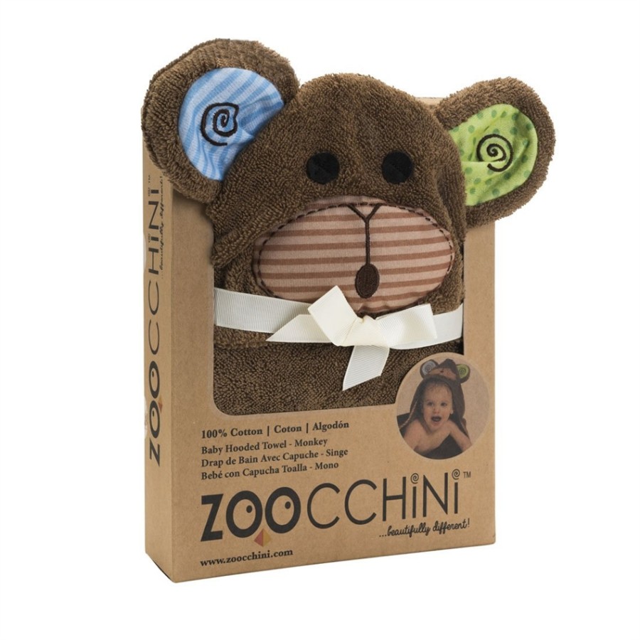 Zoocchini μπουρνουζοπετσέτα  MAX THE MONKEY (0- 24 μηνών) ZOO1004