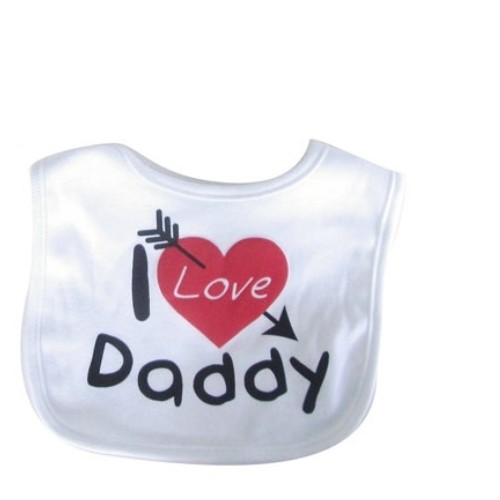 Soft Touch Σαλιάρα με βέλκρο I Love Daddy  BIBSTP3604