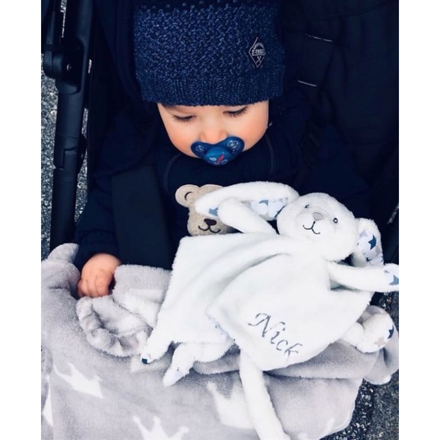 LITTLE DUTCH. ΥΦΑΣΜΑΤΙΝΟ ΝΤΟΥΝΤΟΥ ΛΑΓΟΥΔΑΚΙ ΜΕΓΑΛΟ ADVENTURE BLUE - 4615