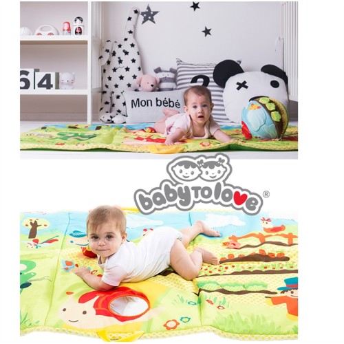 BABY TO LOVE ΜΕΓΑΛΟ ΧΑΛΑΚΙ ΔΡΑΣΤΗΡΙΟΤΗΤΩΝ NATURE -BTL350314 (150 X 100 cm)