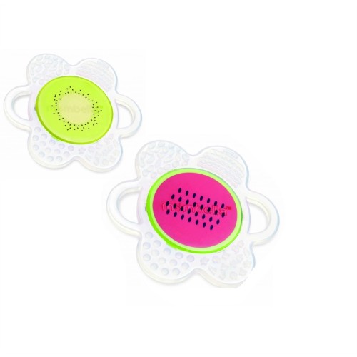 Baby To Love σετ 2 μασητικά SET OF 2 FRUIT TEETHERS -καρπούζι/ακτινίδιο 701477