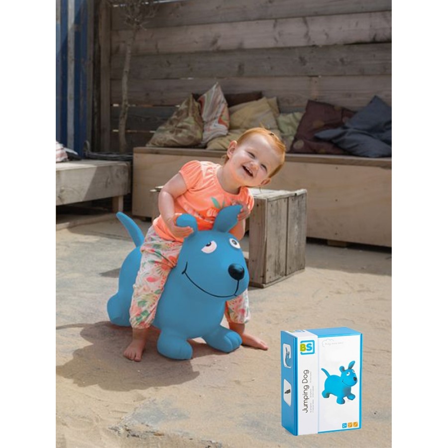 BS TOYS ΧΟΠ ΧΟΠ JUMPING ΣΚΥΛΑΚΙ ΜΠΛΕ GA275
