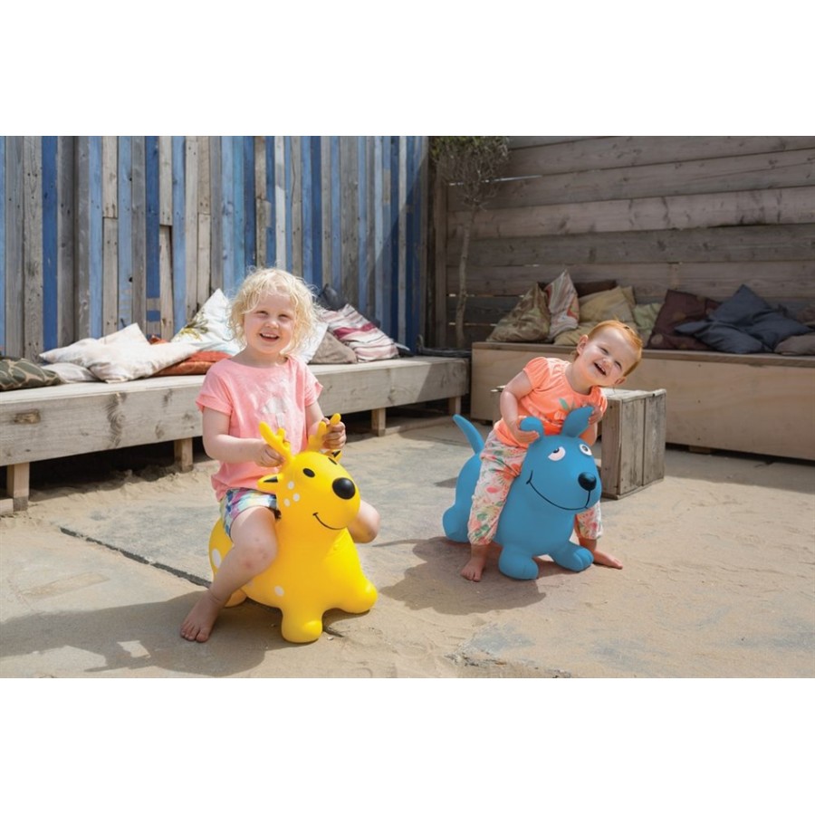 BS TOYS ΧΟΠ ΧΟΠ JUMPING ΣΚΥΛΑΚΙ ΜΠΛΕ GA275