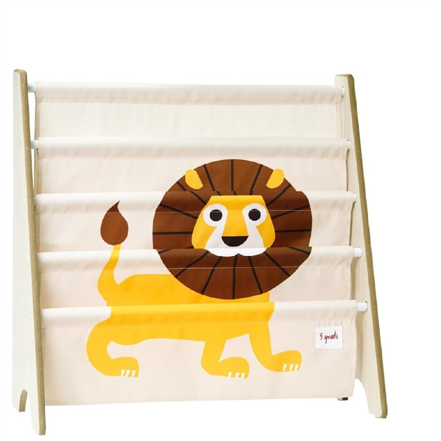 3 sprouts Book Rack- παιδικός οργανωτής βιβλίων LION 0317-IRKLIO