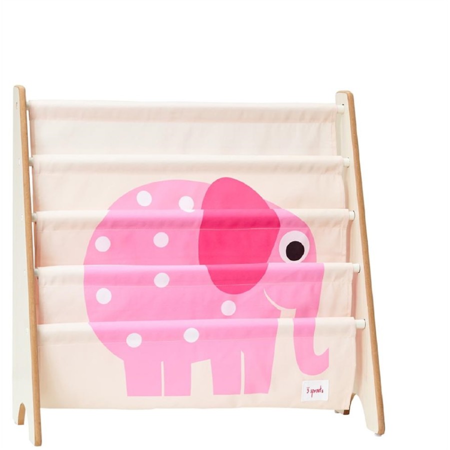 3 sprouts Book Rack - παιδικός οργανωτής βιβλίων ELEPHANT 0317-IRKELE