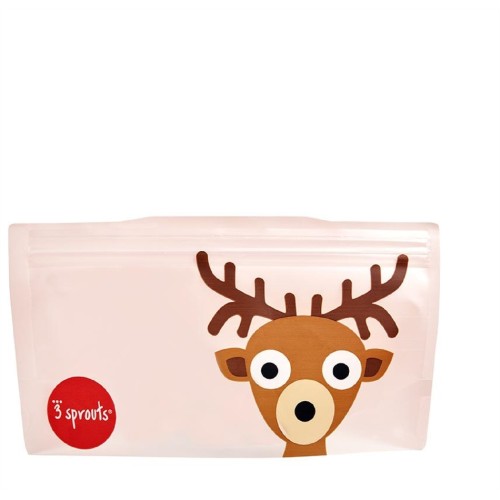 3 Sprouts θήκες για σνακ - Σετ 2 τεμαχίων -DEER (0907-ISNDEE)
