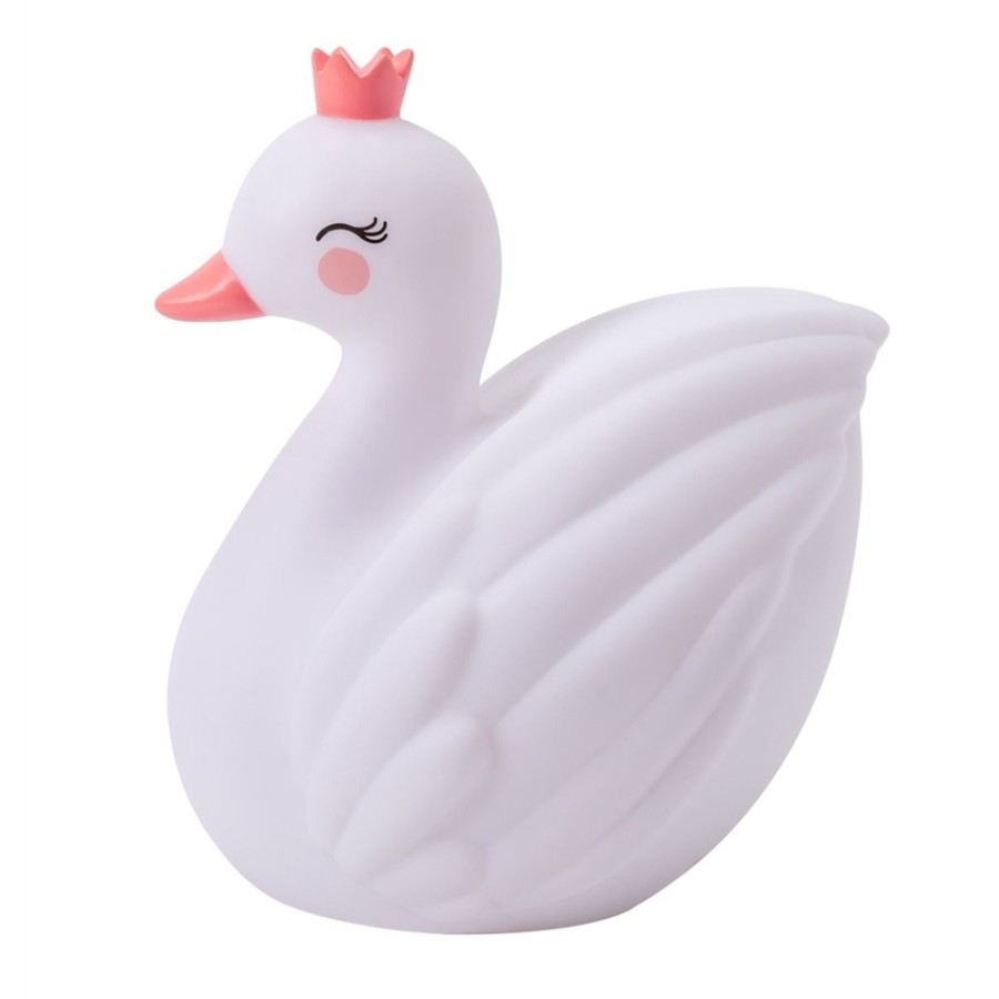A Little Lovely Company Φωτάκι Νυκτός Mini Swan Light LLSWWH43
