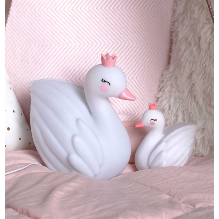 A Little Lovely Company Φωτάκι Νυκτός Mini Swan Light LLSWWH43