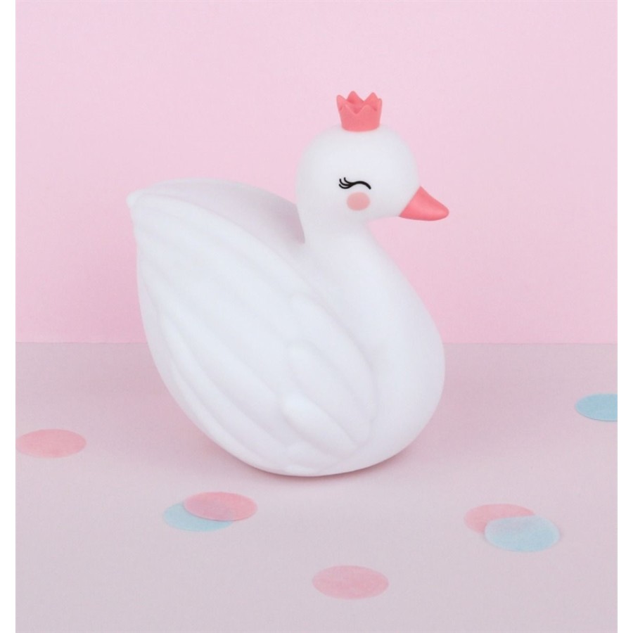 A Little Lovely Company Φωτάκι Νυκτός Mini Swan Light LLSWWH43