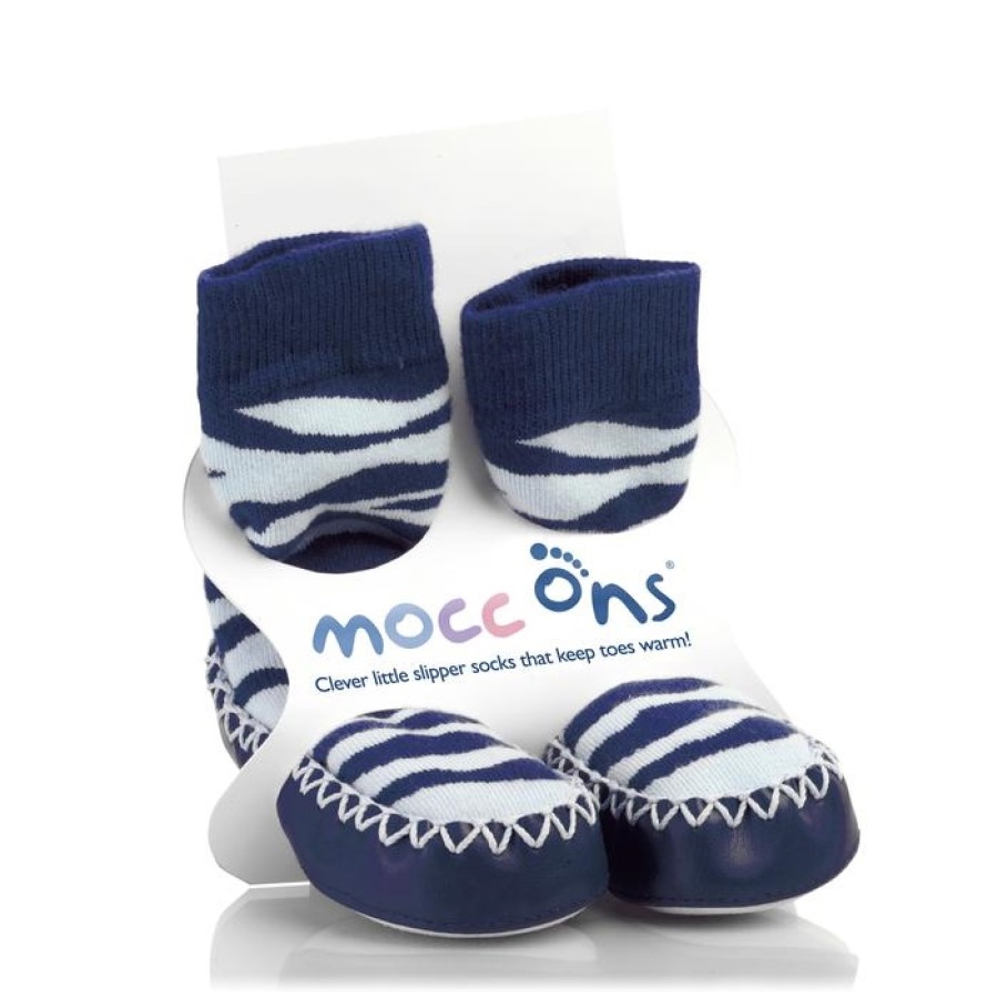 Καλτσοπαντοφλάκια MOCC ONS Zebra blue (1765924)