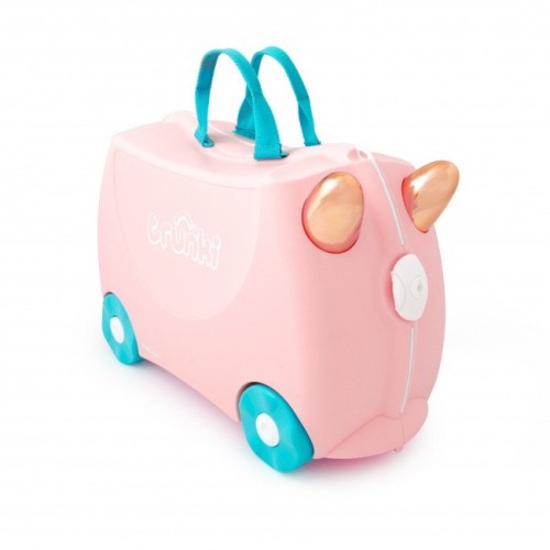 Trunki Παιδική Βαλίτσα Ταξιδιού-FLOSSY THE FLAMINGO (0353-GB01-1)