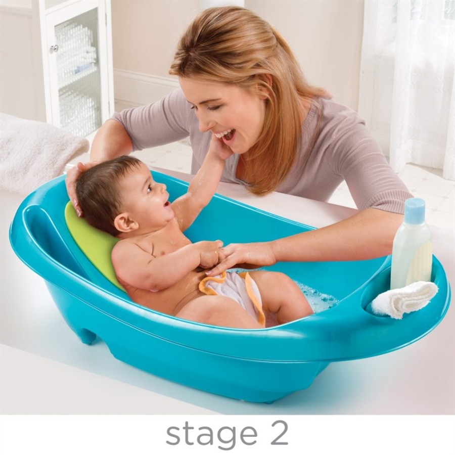 SUMMER INFANT –Μπανιέρα με Αυχενική και Σπονδυλική στήριξη - SPLISH N’ SPLASH ΜΠΑΝΑΚΙ ΜΠΛΕ (SIM19396)
