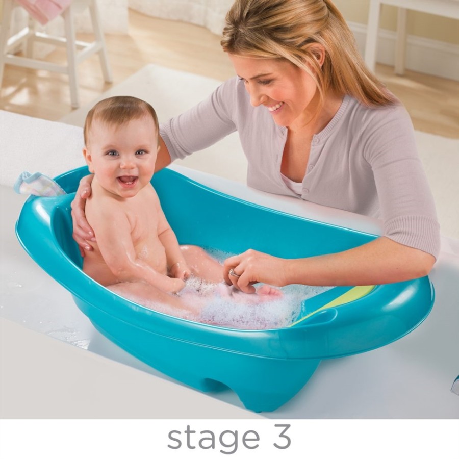 SUMMER INFANT –Μπανιέρα με Αυχενική και Σπονδυλική στήριξη - SPLISH N’ SPLASH ΜΠΑΝΑΚΙ ΜΠΛΕ (SIM19396)