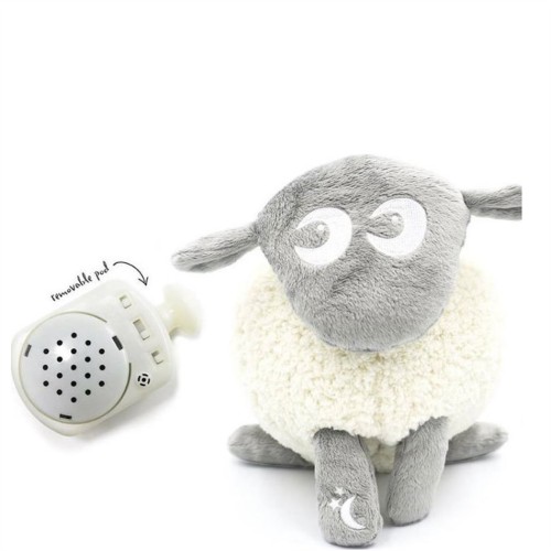 Ewan the Sheep DELUXE grey  ,το ονειροπροβατάκι - Συσκευή Λευκών Ήχων (με Smartcry Αισθητήρα)