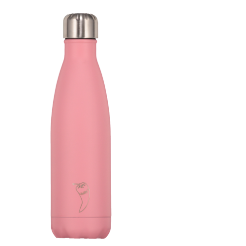 Ανοξείδωτος θερμός Chillys PASTEL PINK 500ML-200215