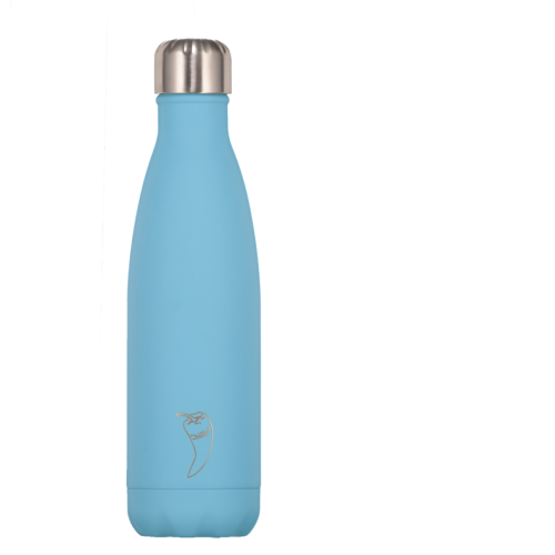 Ανοξείδωτος θερμός Chillys  PASTEL BLUE 500ML-200214