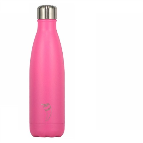 Ανοξείδωτος θερμός Chillys  NEON PINK 500ML-200211