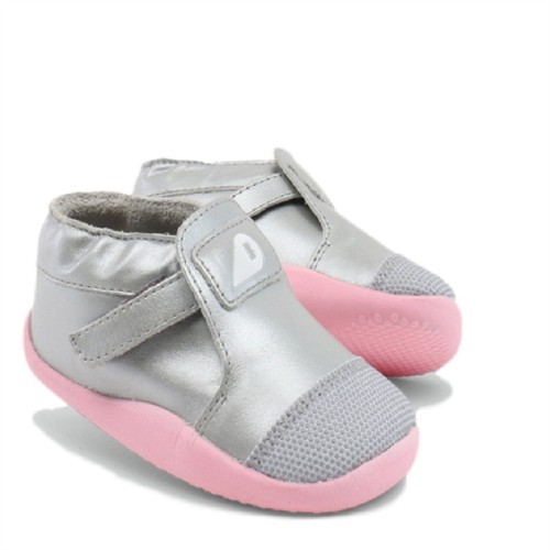 Bobux Δερμάτινο Ανατομικό βρεφικό παπούτσι Step up Xplorer Silver Pink - 500020