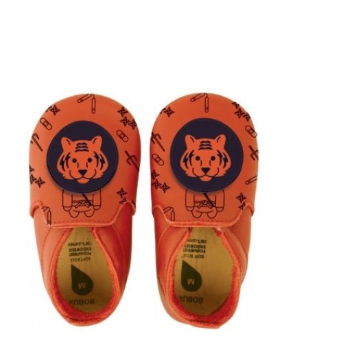 Bobux Δερμάτινο βρεφικό παπούτσι Soft sole Tiger with Props Loafer - 4463