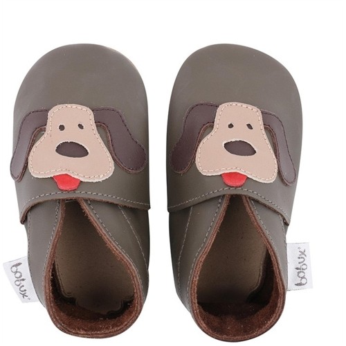 Bobux Δερμάτινο βρεφικό παπούτσι Soft sole Teak Dog - 2033