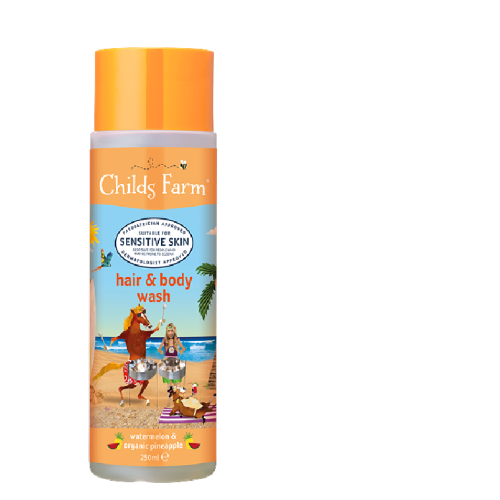 Chids Farm ΟΡΓΑΝΙΚΟ ΠΑΙΔΙΚΟ ΣΑΜΠΟΥΑΝ -ΑΦΡΟΛΟΥΤΡΟ ,HAIR & BODY WASH WATERMELON & ORGANIC PINEAPPLE 250ML(CF150)