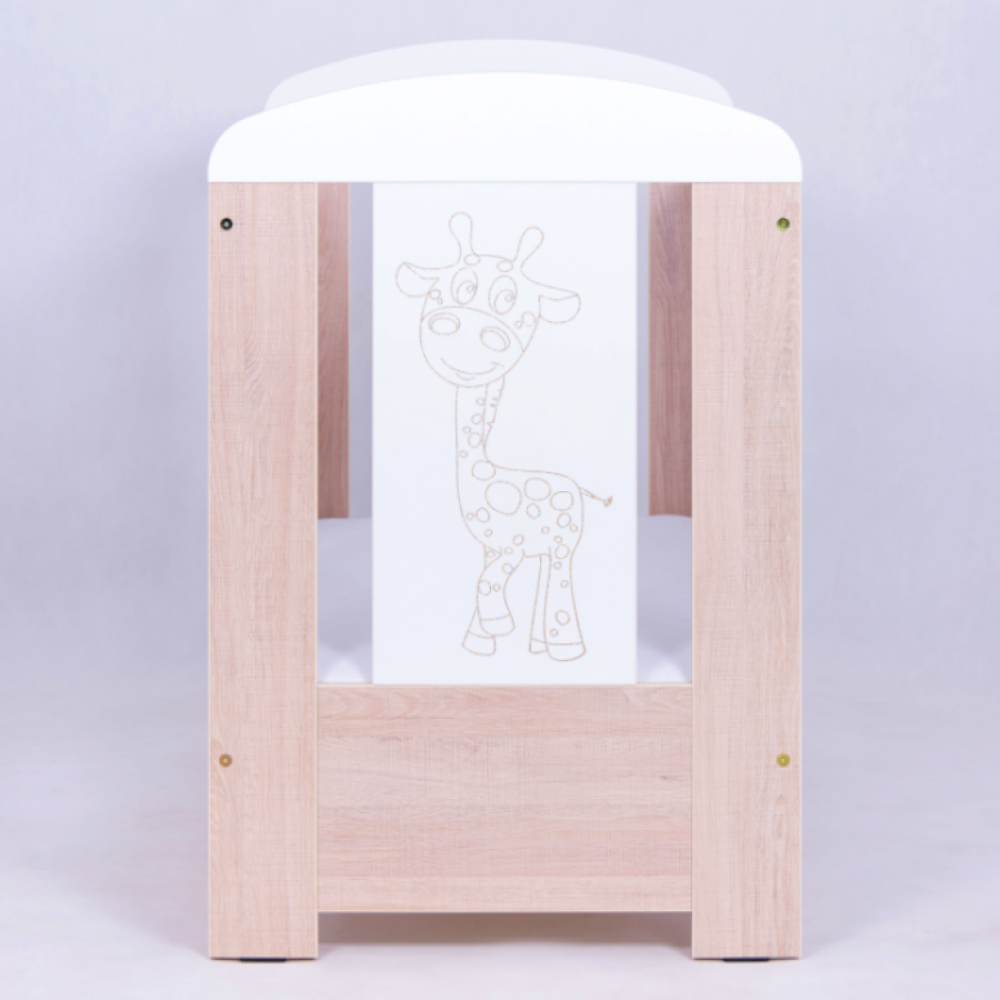 DREWEX ΒΡΕΦΙΚΟ ΚΡΕΒΑΤΑΚΙ GIRAFFE ΟΞΥΑ-ΛΕΥΚΟ DR300O