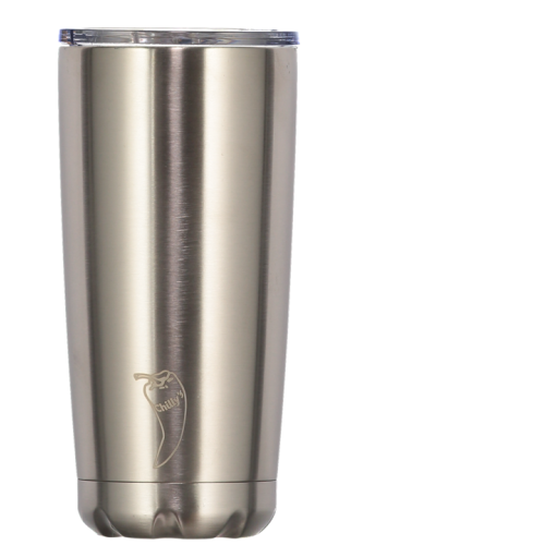 Chillys Ανοξείδωτο Ισοθερμικό Ποτήρι SILVER TUMBLER  200703- 500ml