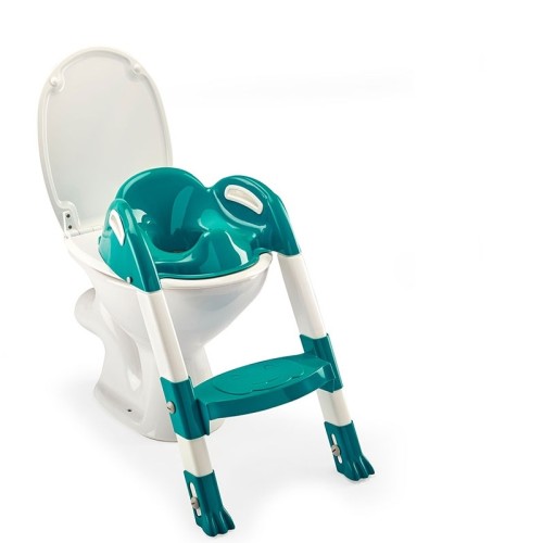 Στεφάνι WC με σκαλοπάτι Thermobaby Kiddyloo Toilet Trainer PETROL No 46