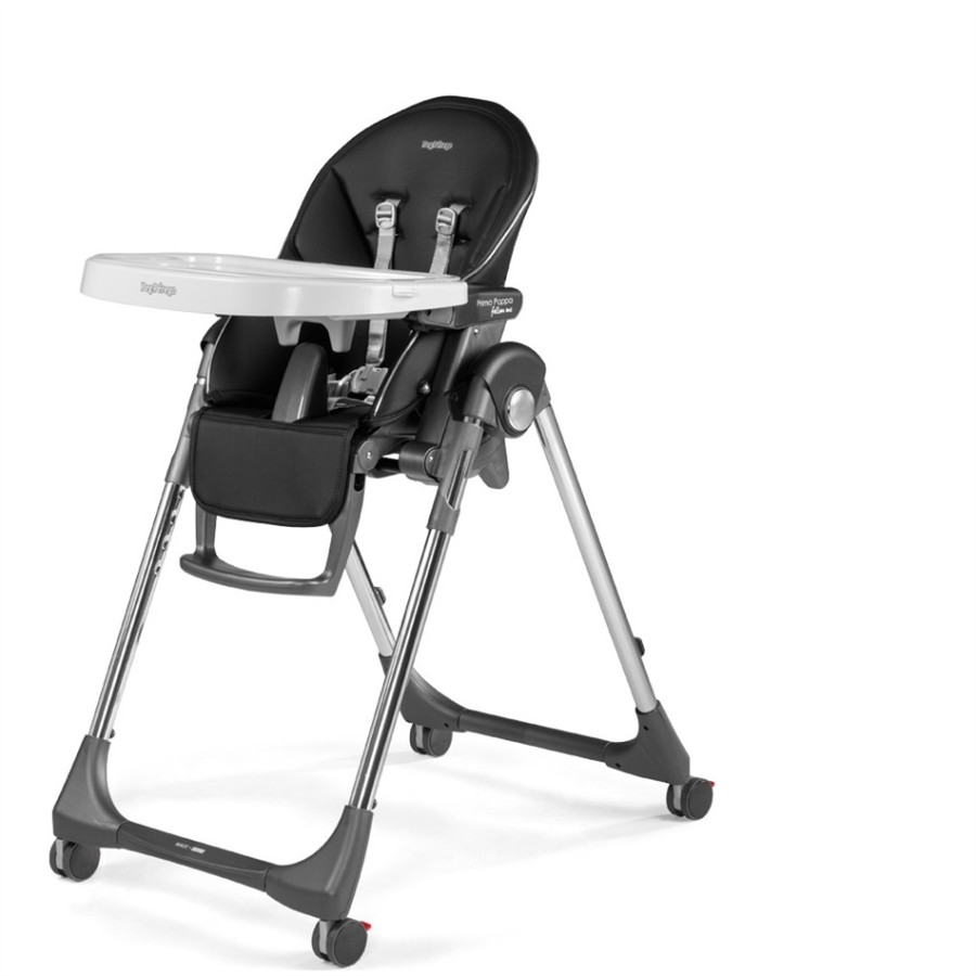 Peg Perego καρέκλα φαγητού Prima Pappa Follow Me  Hi-Tech Licorice  με ΔΩΡΟ μπάρα παιχνιδιών(4132-13)
