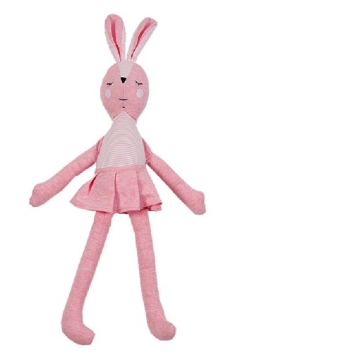 Minene Υφασμάτινη Κούκλα Λαγός (55 x 15 cm )Jersey Doll Pink Rabbit - 18313005120OS