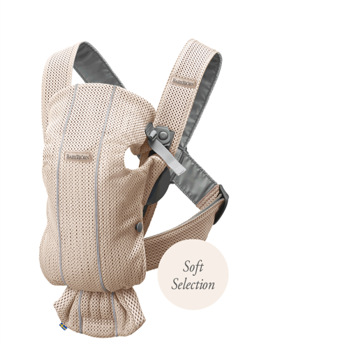 Babybjorn Mini μάρσιπος Pearly Pink 3D Mesh 021001