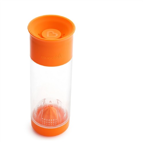 Munchkin Ποτήρι με Θήκη για Φρούτα MIRACLE FRUIT INFUSER 590ML ORANGE-51755