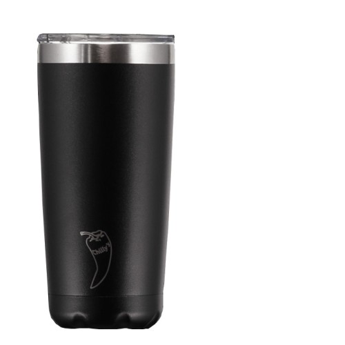 Chillys Ανοξείδωτο Ισοθερμικό Ποτήρι MATTE BLACK  TUMBLER  200704- 500ml